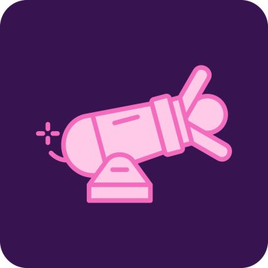 Bir roketin vektör çizimi