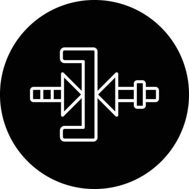 Modern b 'nin vektör illüstrasyonu eksik simgesi