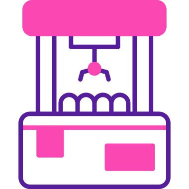 Bilet. Web simgesi basit illüstrasyon