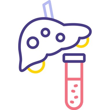 Çizgi film simgesinin vektör çizimi