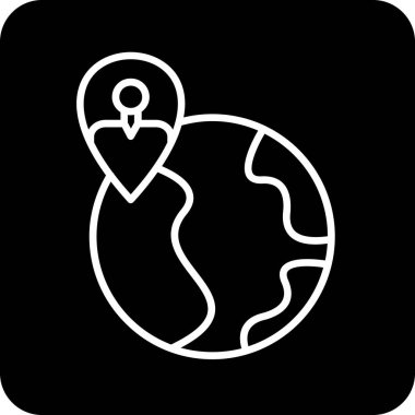 vektör global ağ ico