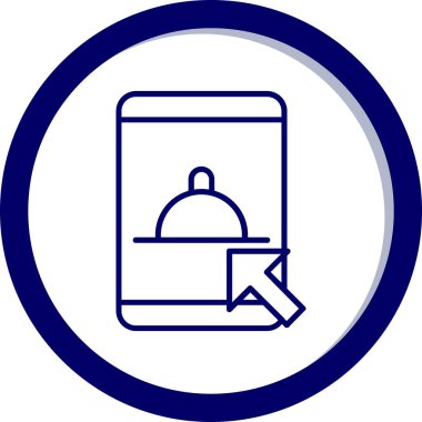 Gıda simgesinin vektör illüstrasyonu