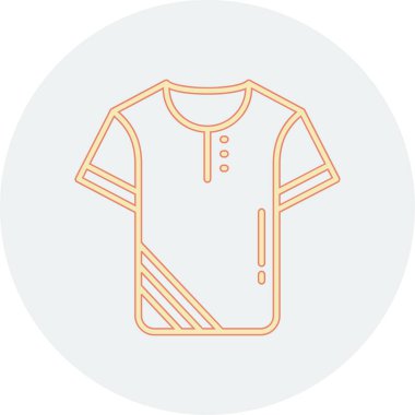 T-shirt web simgesi, vektör çizim