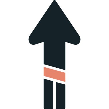 Ok. Web simgesi basit illüstrasyon