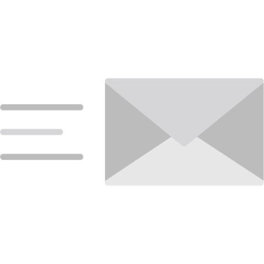 Mesaj vektör simgesi. Çizim vektör işareti. Web ve yazdırma tasarımı sembolü