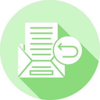 Belge. Web simgesi basit illüstrasyon