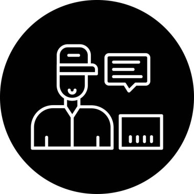 Seo simgesinin vektör illüstrasyonu