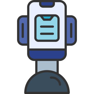 akıllı saat modern simge vektör çizimi