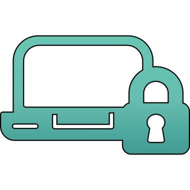 güvenli güvenli asma kilit simgesi