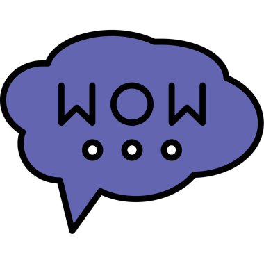 konuşma balonu simgesi, vektör illüstrasyonu