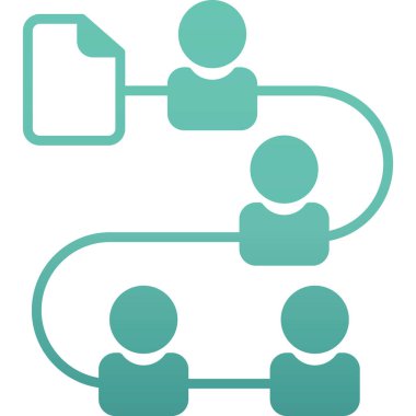 İnsan simgesinin vektör illüstrasyonu