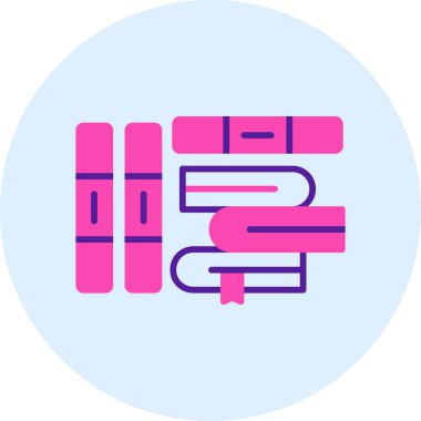 Kitap. Web simgesi basit illüstrasyon