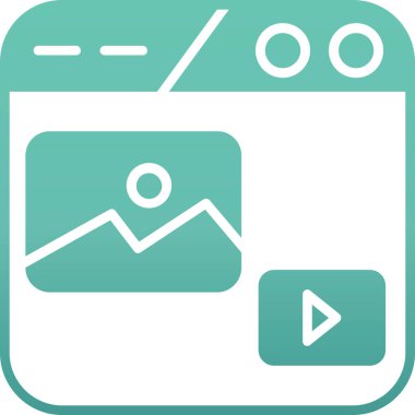 Beyaz arkaplanda izole edilmiş vektör simgesi