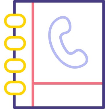 Telefon vektör simgesi modern basit vektör illüstrasyonunu ara