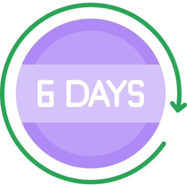 gün simgesi vektör illüstrasyonu