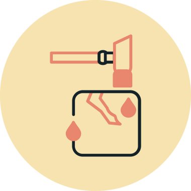 Modern simgenin vektör illüstrasyonu