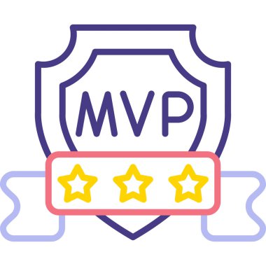 Reyting. Web simgesi basit illüstrasyon