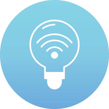 Kablosuz. Web simgesi basit illüstrasyon