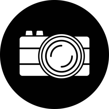 Kameranın vektör illüstrasyonu