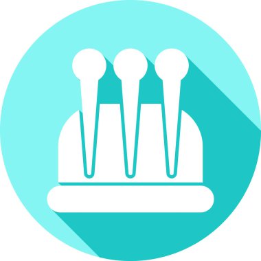 fırça. Web simgesi basit illüstrasyon