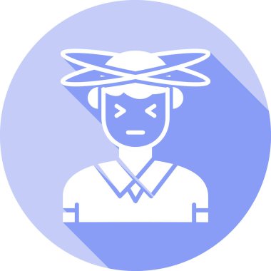 Bir insan simgesinin vektör illüstrasyonu