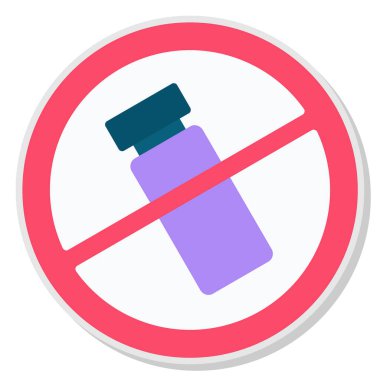 sigara ikonunu bırakın, basit illüstrasyon