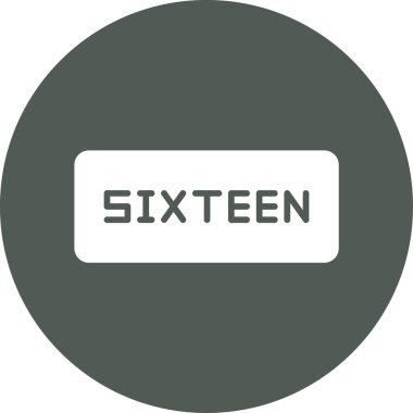 Beyaz arkaplan vektör illüstrasyonunda izole edilmiş 7 numaralı etiket simgesi