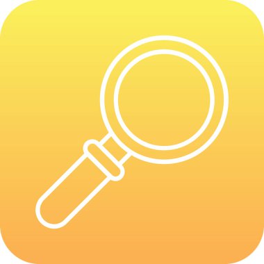 arama simgesi dijital sarı