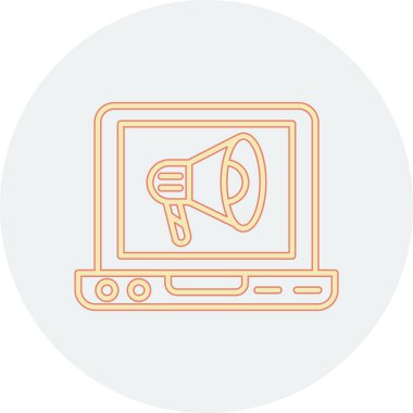 Hoparlör simgesi, vektör illüstrasyonu