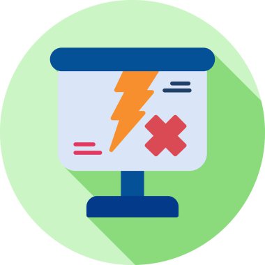 - Hayır. Web simgesi basit illüstrasyon