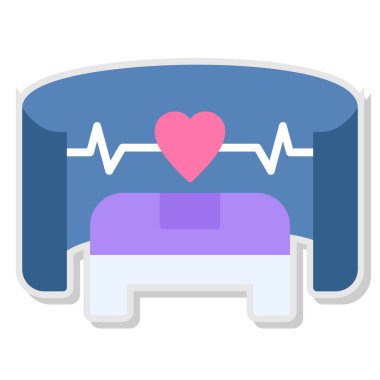 Kalp. Web simgesi basit tasarım