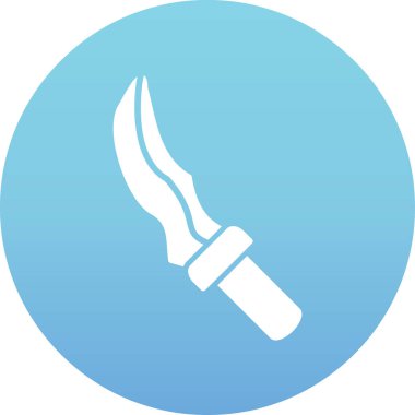 bıçak simgesi vektör illüstrasyonu