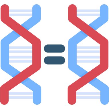 Düz biçimli DNA molekülü DNA simgesi