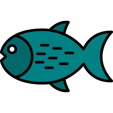 sea fish vector icon