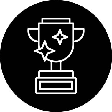 Ödül. Web simgesi basit illüstrasyon