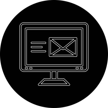 e- posta simgesi vektör illüstrasyonu