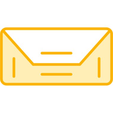 Zarf posta simge vektör illüstrasyon izole