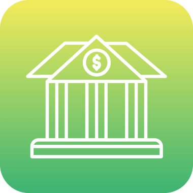 Banka Binası simgesi yeşil