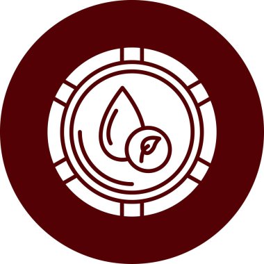 Gaz damlasının vektör illüstrasyonu