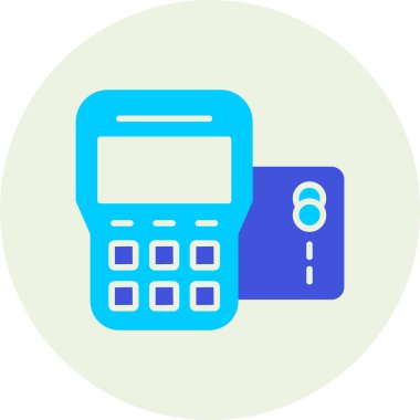 Hesap makinesi. Web simgesi basit illüstrasyon