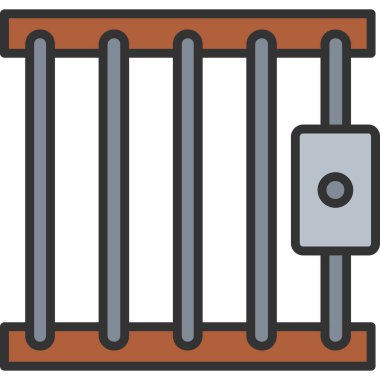 Dikenli Tel ikon vektör çizimi