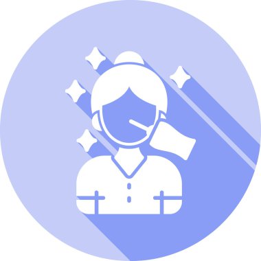 Avatar man simgesi, vektör illüstrasyonu