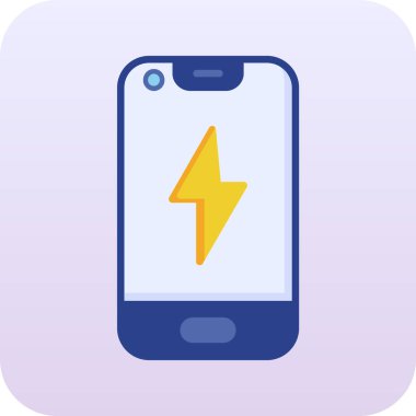 Akıllı telefon. Web simgesi basit illüstrasyon