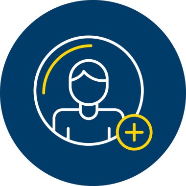 İnsan simgesinin vektör illüstrasyonu