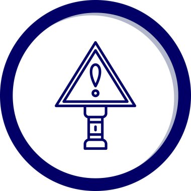 trafik ışığı simgesinin vektör illüstrasyonu