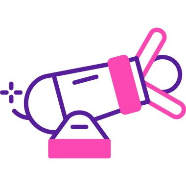 Uydu çanağı simgesi. Beyaz arkaplanda izole edilmiş web tasarımı için ana uydu anten vektör simgesi