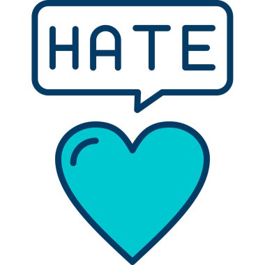 Aşk simgesinin vektör illüstrasyonu