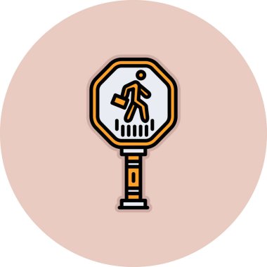 Sırt çantalı bir yürüyüşün vektör çizimi