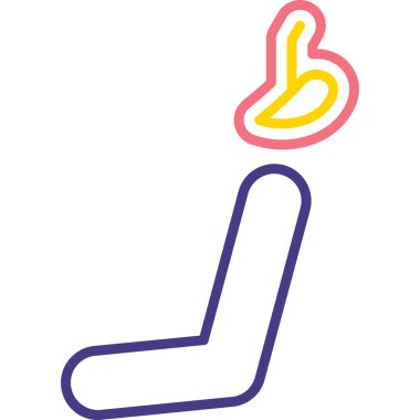 Birleşme. Web simgesi basit illüstrasyon