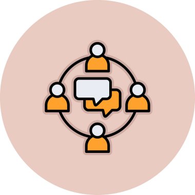 Bir simgenin vektör illüstrasyonu